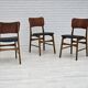 1960s, Danish design by Ib Kofod Larsen, set of 3 dining chairs model 62.