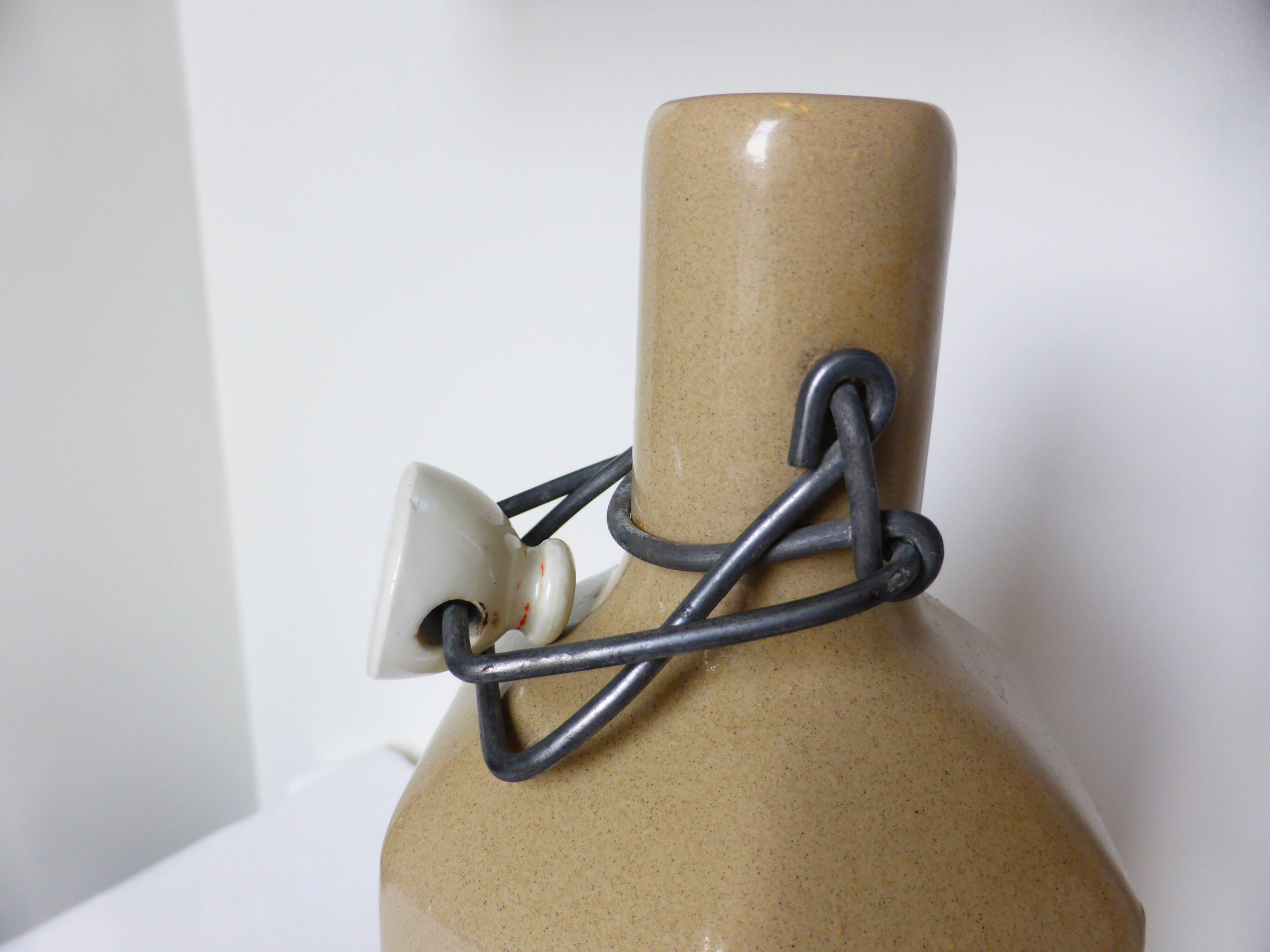Vintage glazed stoneware bottle 2107102
