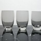 4 verres cristal Lalique modèle Highlands