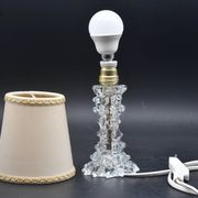 Charming Table Lamp in Rostrato Murano Glass Vase for Barovier & Toso, 1940s