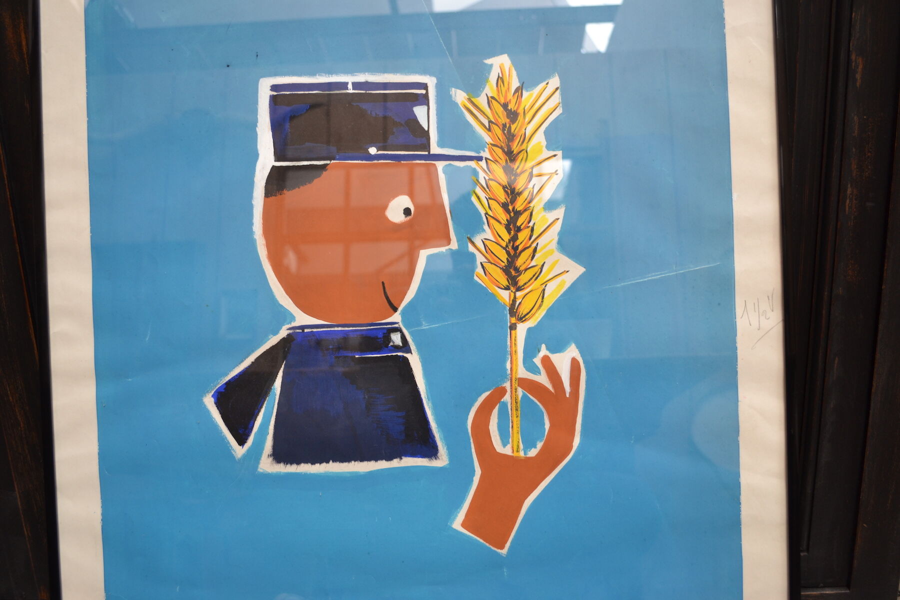 Poster advertising salon agriculture 1955