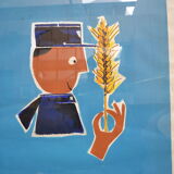 Poster advertising salon agriculture 1955