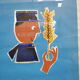 Affiche publicitaire salon agriculture 1955