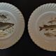 Fish plates series of two Luneville 50s