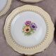 Set of 10 vintage dessert plates L’amandinoise Coopélia