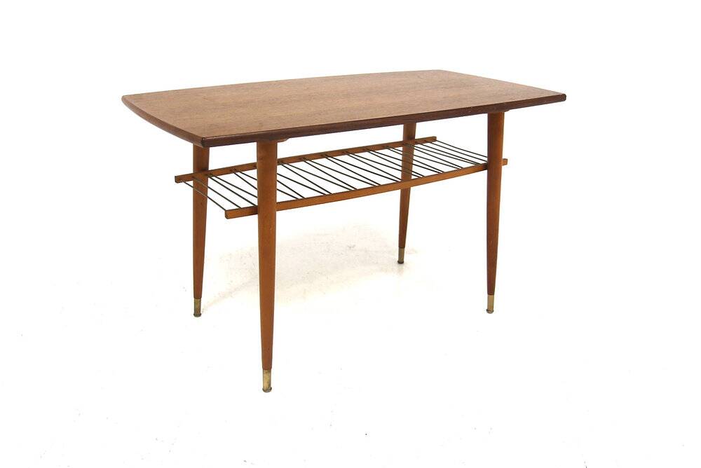 Scandinavian teak coffee table, Sweden, 1950