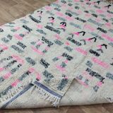 Handmade wool Berber rug 284 X 194 CM
