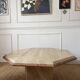 Vintage travertine coffee table