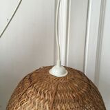 Vintage rafia hanging lamp