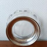 Art Deco cup with silver metal sides