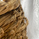 Vintage woven straw basket