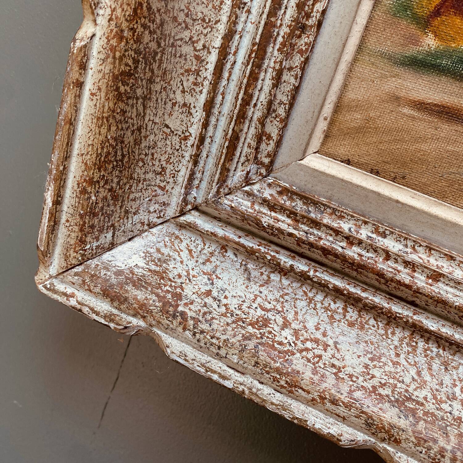 Mid 20th century painting "The yellow bouquet"