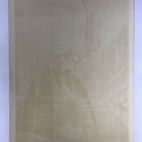 Antonio recalcati, untitled, 1974. original screenprint signed in pencil