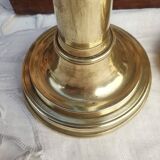 pair of brass candlesticks