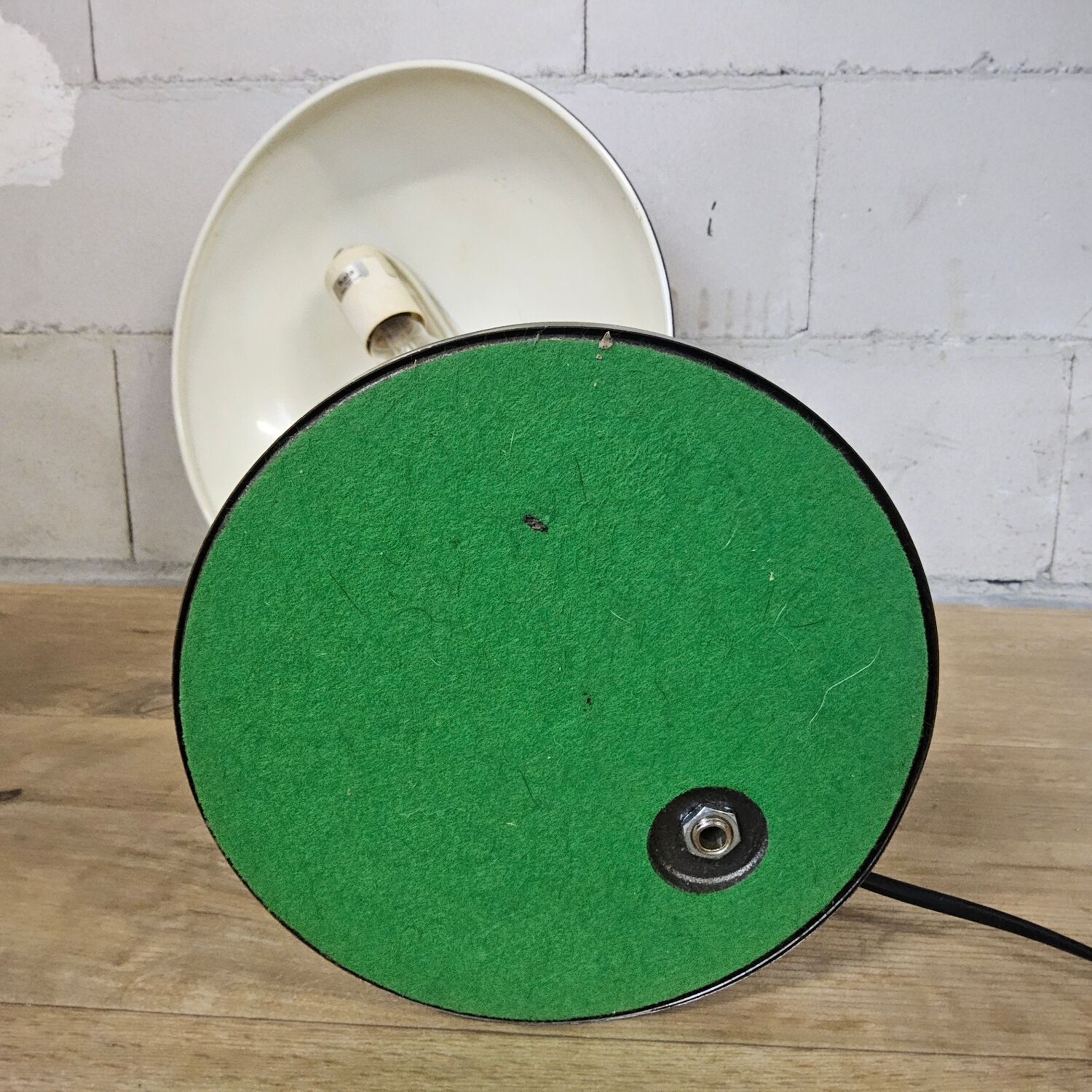 Vintage black Bauhaus H. Busquet Hala desk lamp model 144 dutch design