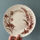 Lot de 2 assiettes Terre De Fer service « Flore »
