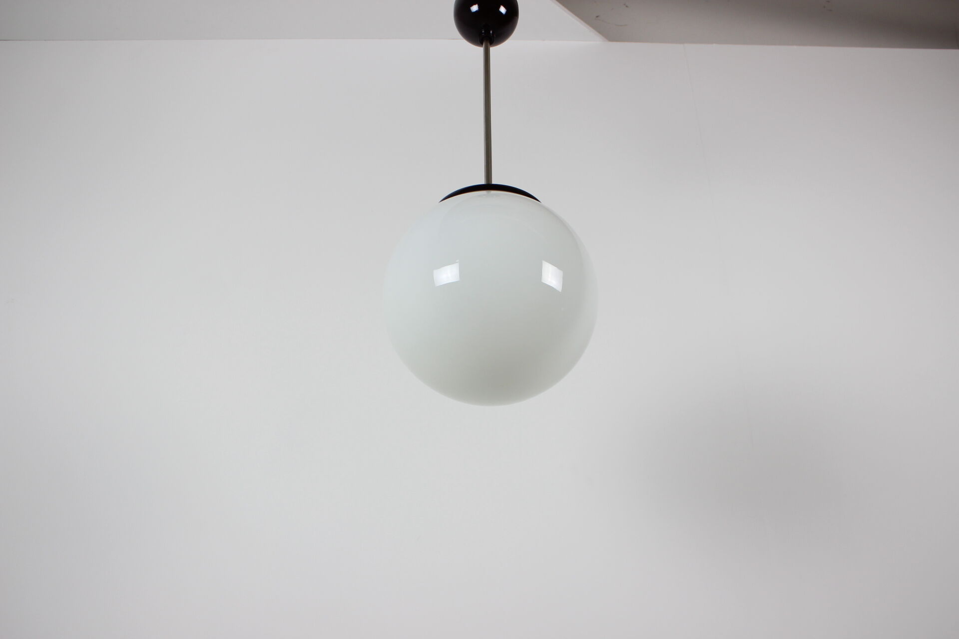 1950's, glass & bakelite pendant, Czechoslovakia