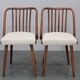 1960s Antonin Suman Set of Six Beech Dining Chairs, Restored