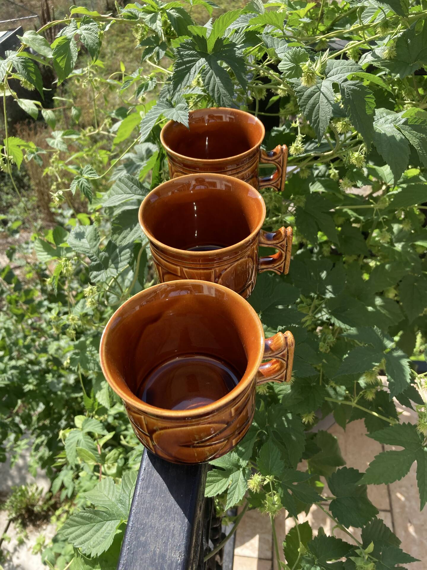 Space Age camel mugs