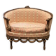 Small Sofa / Marquise From the Napoleon III Period in Waxed Wood in Louis XVI Style