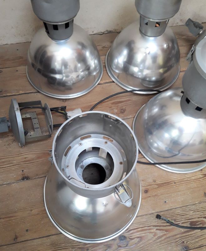 Set of 4 industrial suspensions XX°