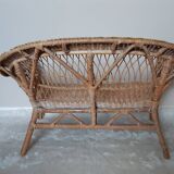 Childrens rattan sofa