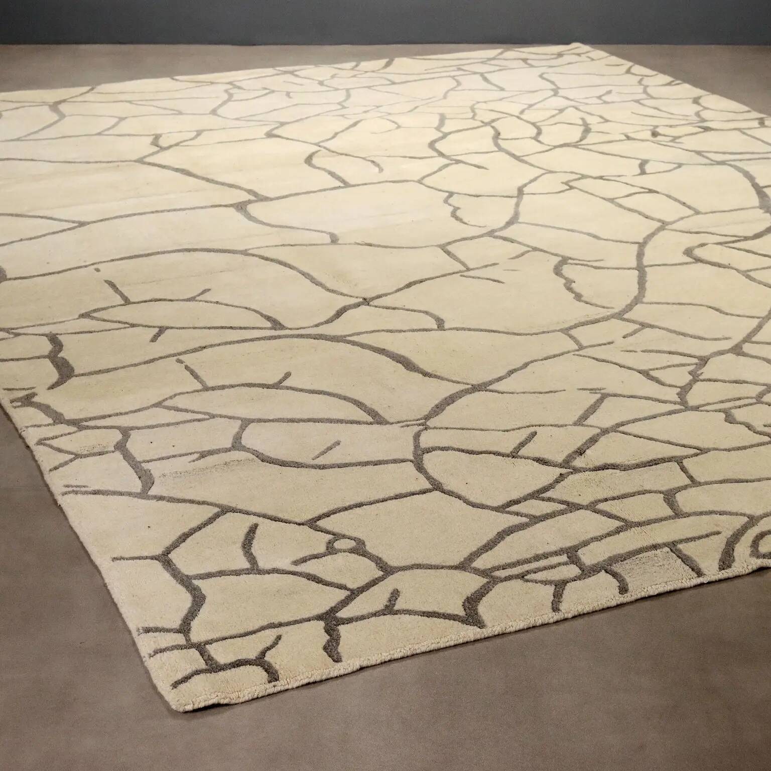 Vintage Cretto Sartori rug in wool, fine knot, 118 x 157 in.