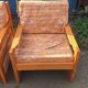 Paire de fauteuils en pin