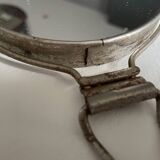 Round barber mirror