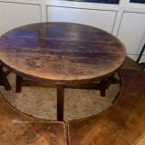 Table à manger vintage  & 4 bancs