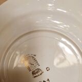 Set of 7 plates in earthenware L'Amandinoise