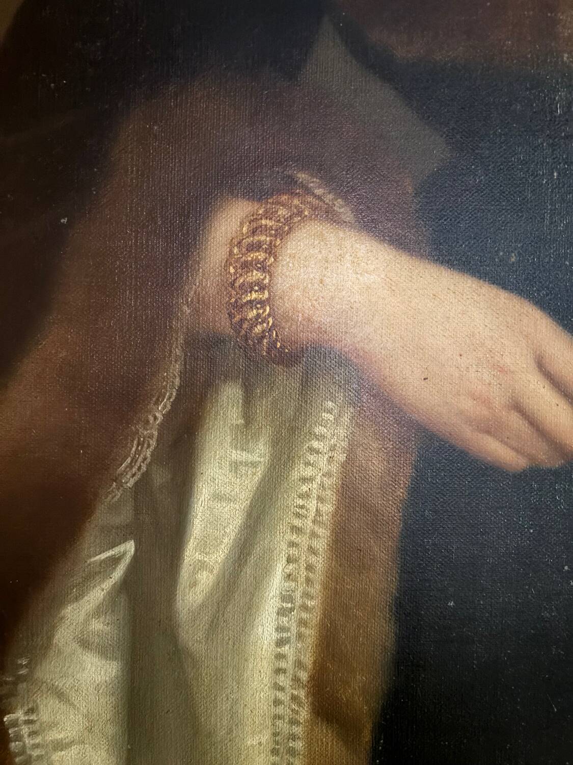 Oil painting painting 19th large format