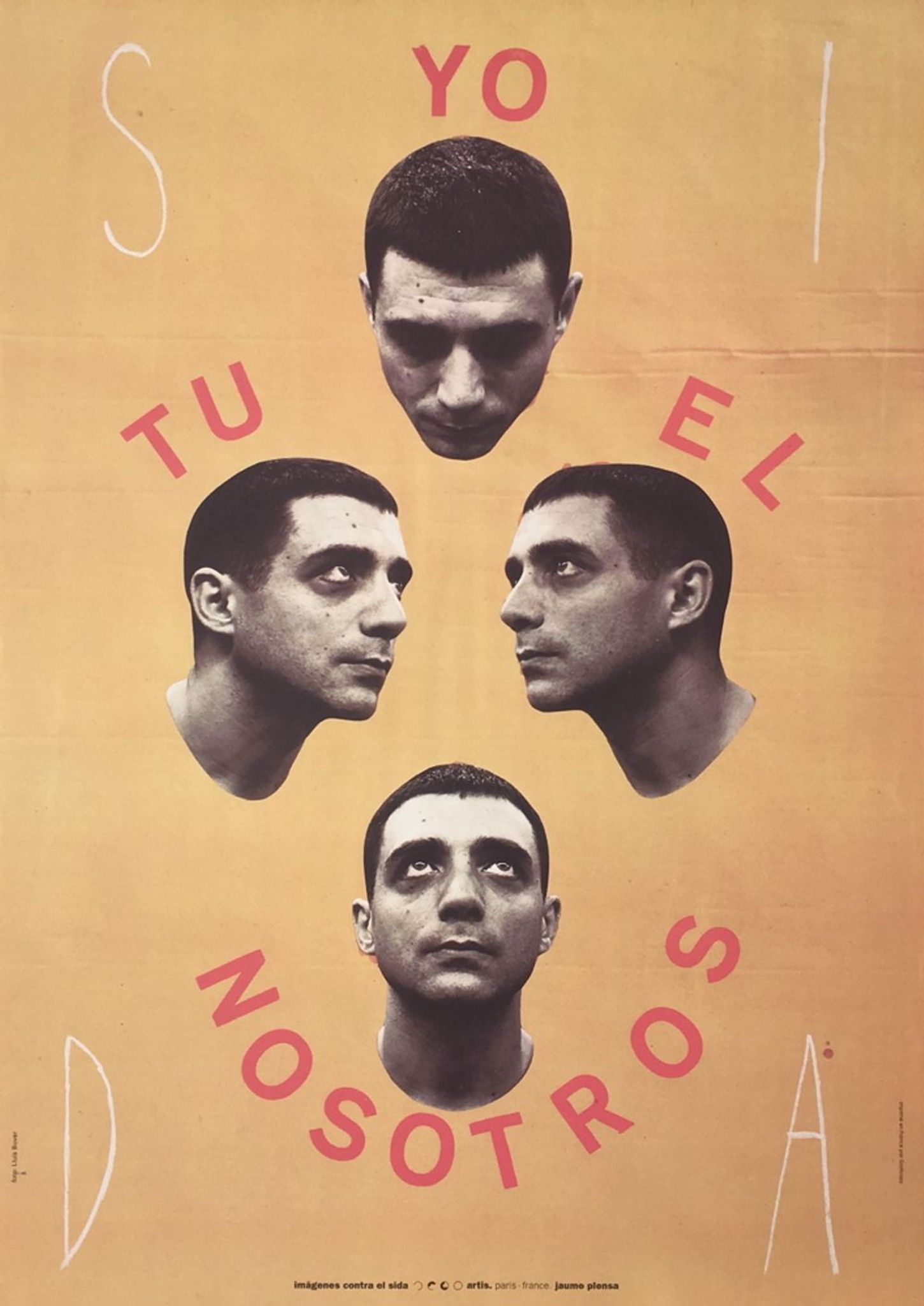 Poster Jaume Plensa, yo tu el nosotros