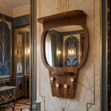 Art Deco mirror wardrobe, Poland, 1940s