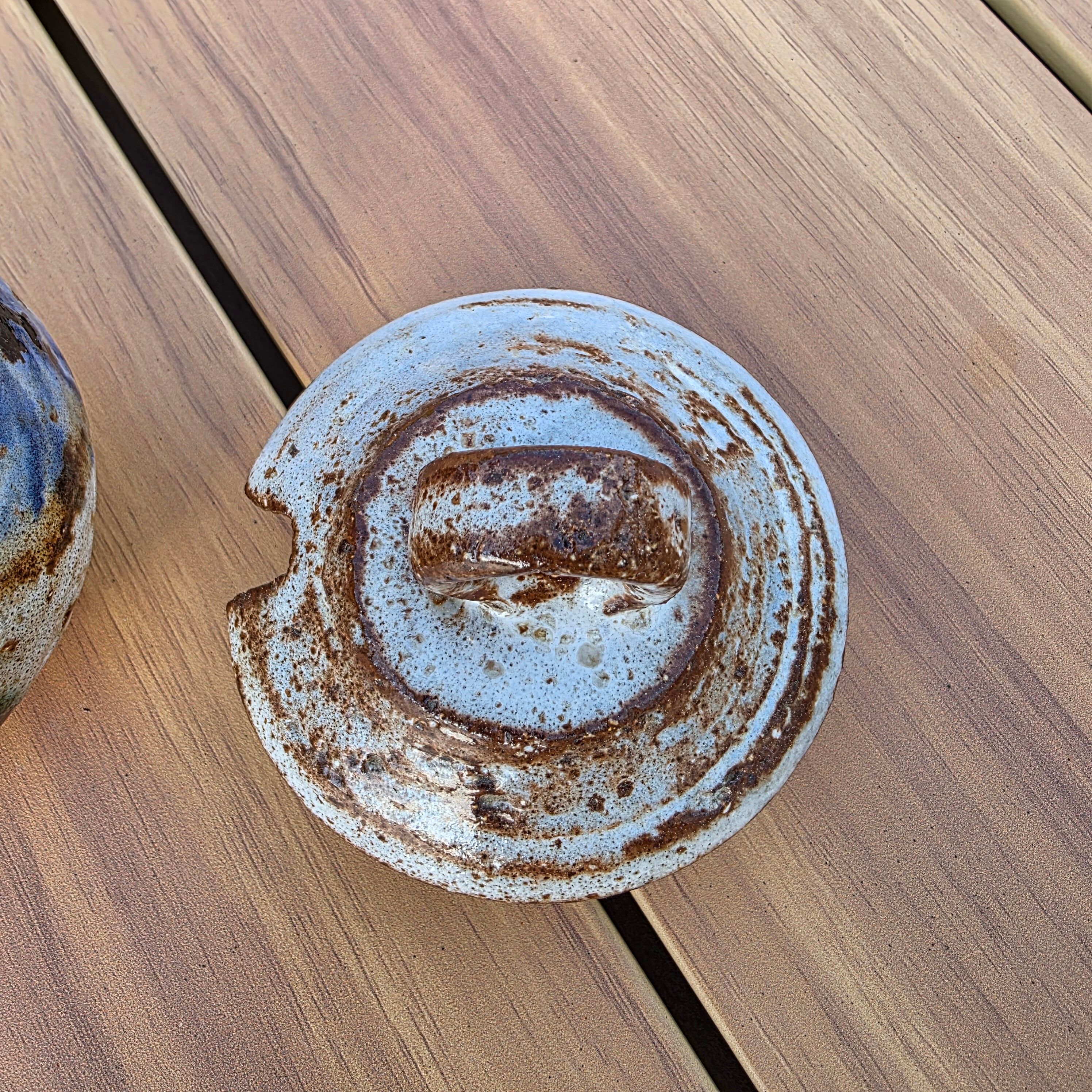 Vintage Covered Pot Duo - Vallauris Ceramic - 60s/70s