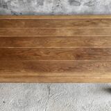 Brutalist rectangular coffee table - vintage 1960s