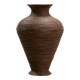 Vase de sol en rotin courbé, Italie 1970.