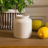Mustard pot in stoneware LAB Lagny