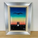 Nude silkscreen painting from the 80s