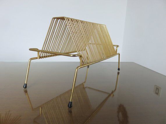 Range vinyl 50-60 years gold metal