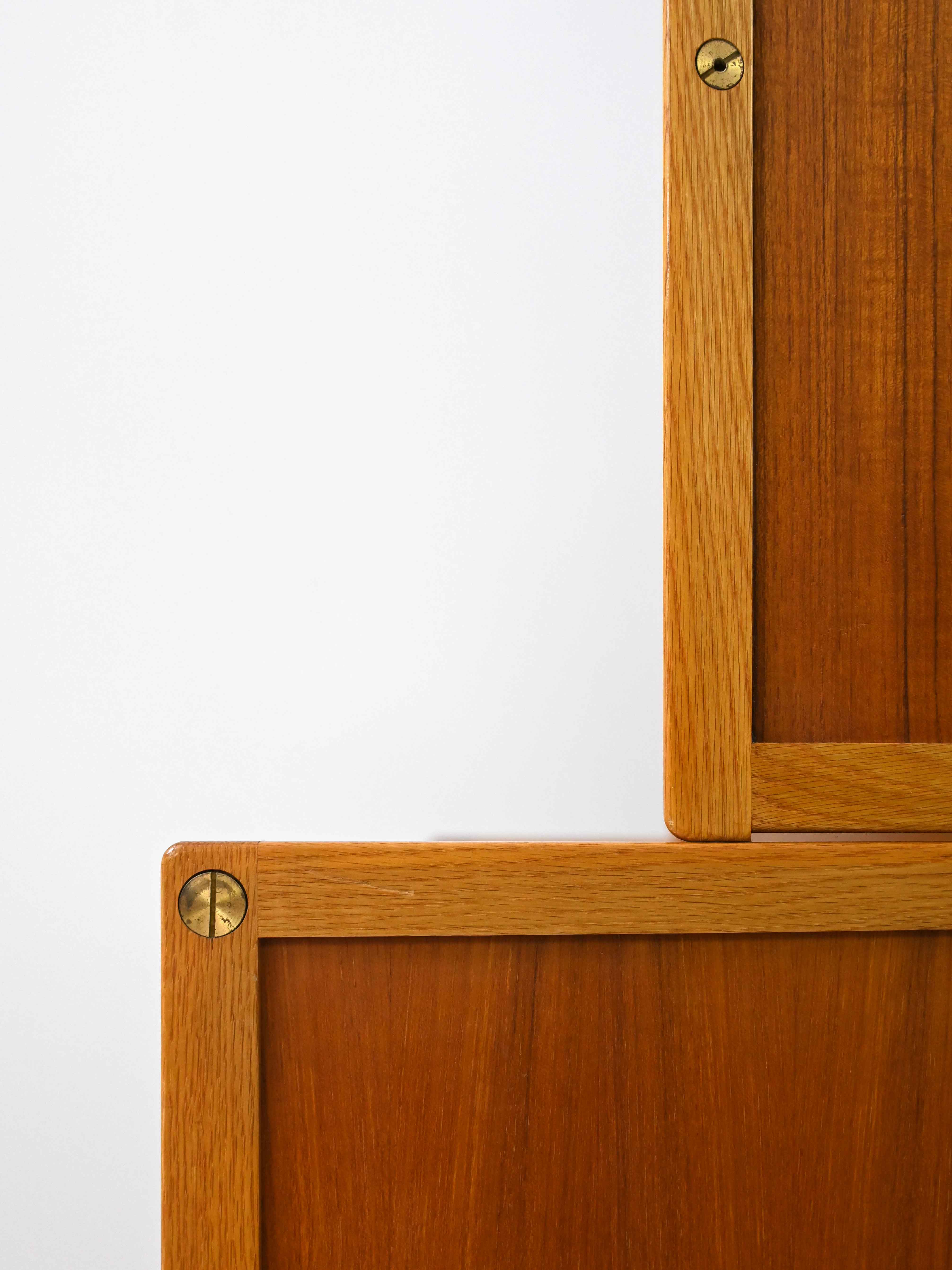 Sideboard-library cabinet with sliding doors