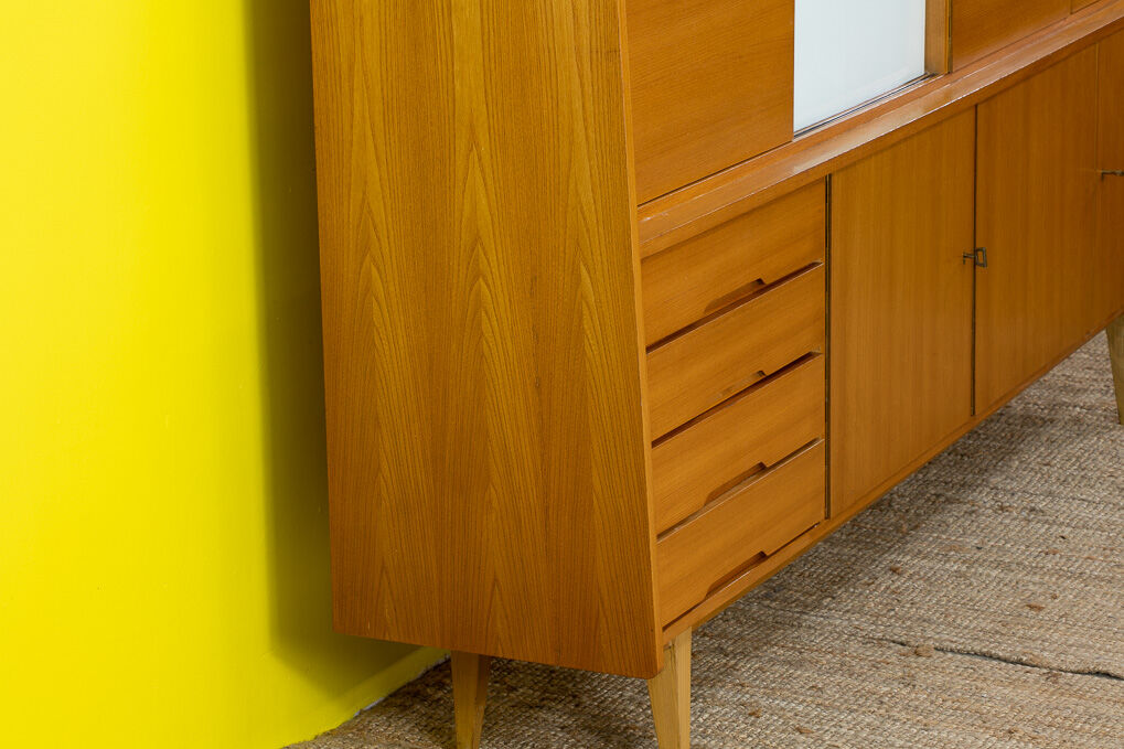 Vintage Scandinavian Enfilade – 235 cm