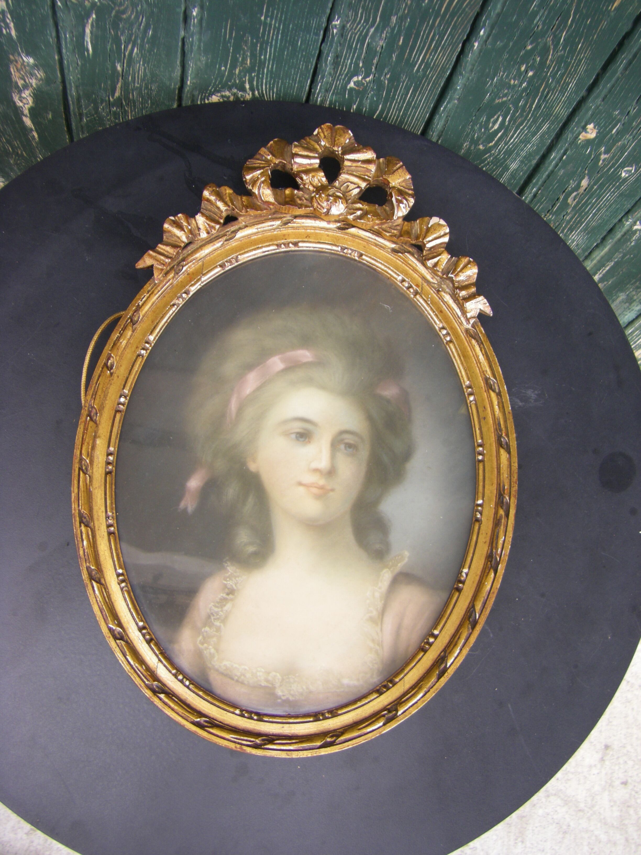 Pastel portrait eighteenth century