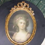 Pastel portrait eighteenth century