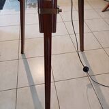 Geometric Tripod Lamp Wood and Brass