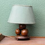 Bedside lamp, ball base, art deco