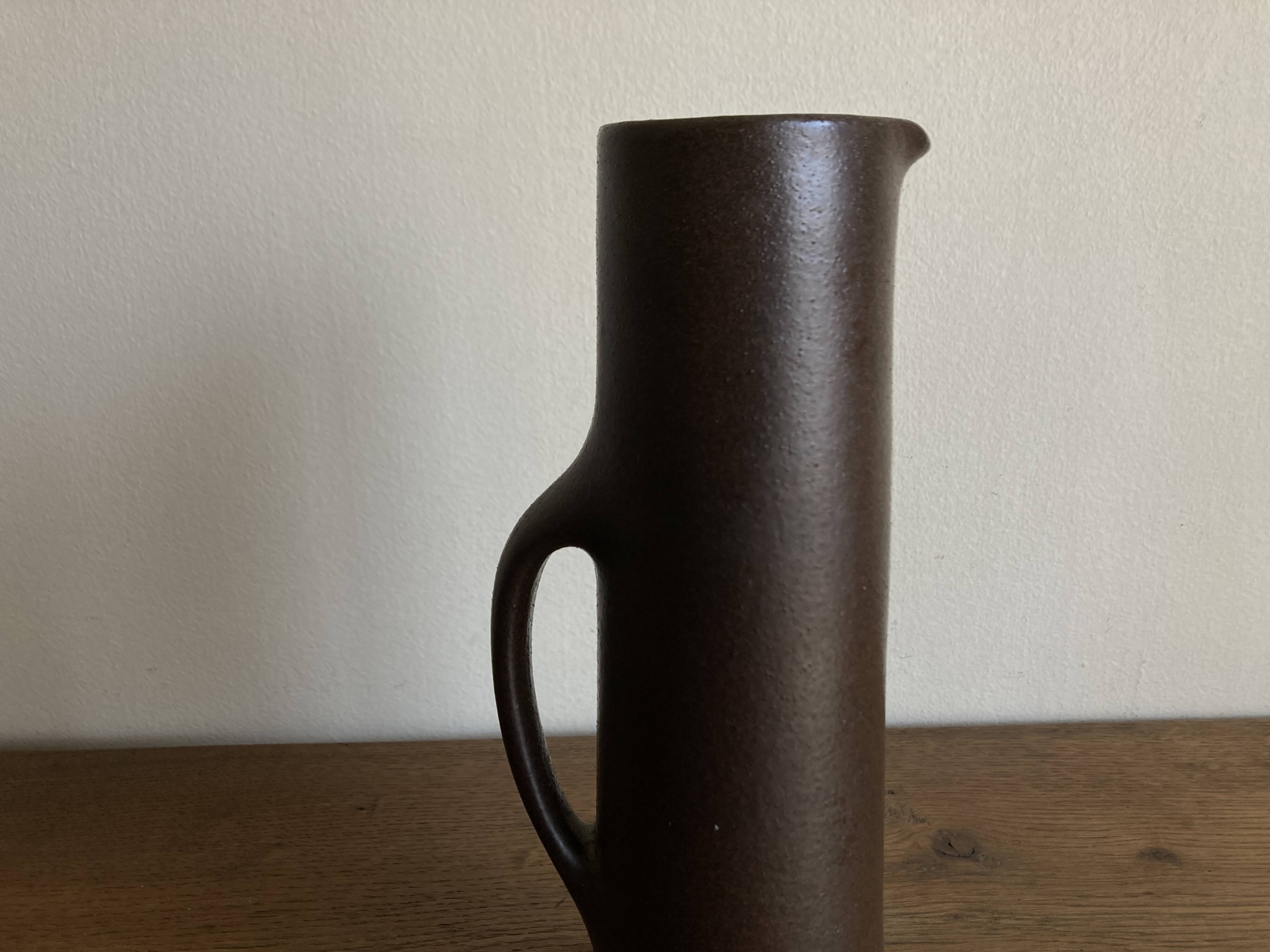 Céramique mid century en terre vernissée 1970