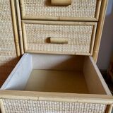 Commode en rotin