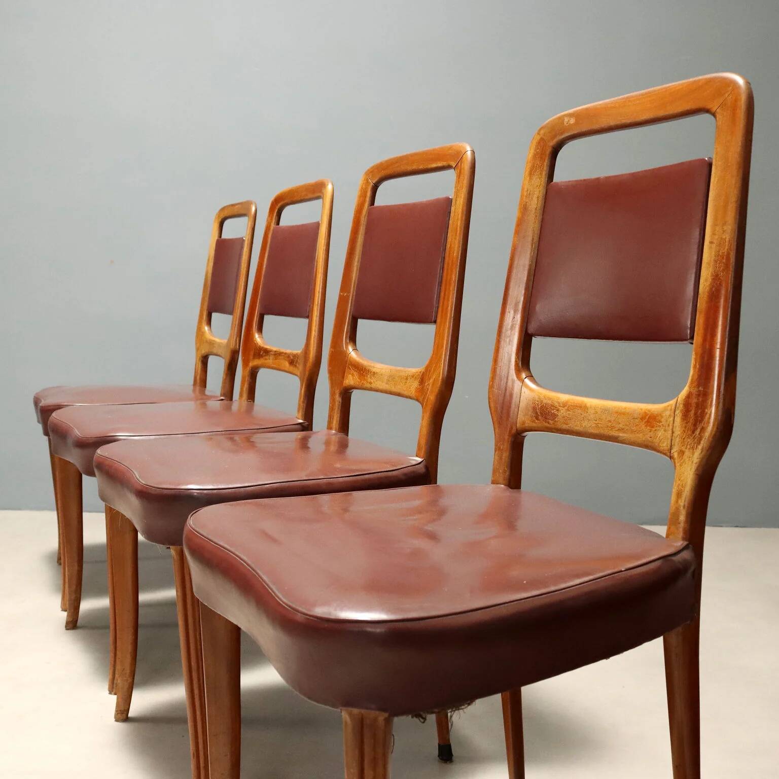 Set of vintage chairs, 1950s