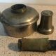 Small gasoline lamp with metal finger